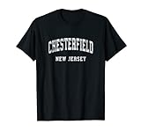 Chesterfield New Jersey NJ Athletisches Sportdesign im Vintage-Stil T-Shirt
