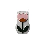 OUSIKA Vasen for Blumen Tulpenvase/Allgemein/Keramik/Dekoration Blumenarrangement/Rosa Lila Weiß/Schöne Blumenform Vase (Color : Pink)