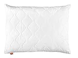 sleepling 190011 Basic 100 Kopfkissen | Polster | Ökotex | waschbar bis 60 Grad | Made in EU | Füllmengengarantie | Größengarantie | 70 x 90 cm, weiß