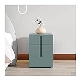 AINSTE Nachttisch Schließfachlager Kleiner Schrank Ultra-Narrow-Schlafzimmer Nachtschrank Flexible Texturfarbe Oberfläche Nachttisch Nachtschrank (Color : Groen, Size : 11.8inch)