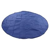 Pwshymi Summer Pool Cover, Long Service Life Waterproof Pool Cover Round for Outdoor Pool (9.8 X 3 m)