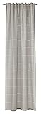 Esprit Home Gardine mit verdeckter Schlaufe, Grau