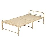 Campingbetten Klappbett Metallplattform Bettrahmen Holzlattenstütze Einfach zu verstauen Mehrere Größen Strandberuf (Color : 120cmx190cm)