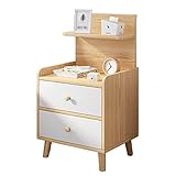 NEUBEE Nachttisch Nachttischkabinett-Regal-Schlafzimmer Bettwohnkabinett Einfaches modernes einfaches kleines kleines Kabinett Robuster Nachttisch