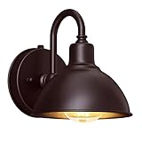 Beasiu-Eletro Antik Wandleuchte Außen, IP23 Wasserdichte Außenlampe Außenwandleuchte LED Aussen Wandlampe für Garten Front Badezimmer Veranda Garage Schlafzimmer Flur Hof φ16.3CM