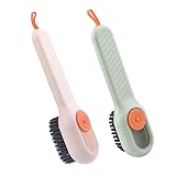 2 Stück Schuh Bürste Mit Spülmittelspender, Schuhbürste, Multifunktionale Bürsten, Schuhputzbürste, Haushaltsbürste Mit Weichen Borsten