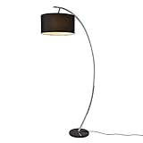 lux.pro Stehleuchte 'Steiermark' auf Standfuß aus Marmor 1 x E27 max. 60W 153cm Bogenlampe Stehlampe Standleuchte Leselampe Bogen Lampe