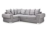 Honeypot - Sofa - Verona - 2C2 Ecksofa - 2C1 Ecksofa - 3-Sitzer Schlafsofa - grau (Linke Ecksofabett)