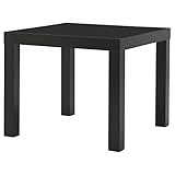 Ikea Lack Beistelltisch in schwarz; (55x55cm)