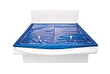 Aqua Sense 2X Wasserkern inkl. Liner/Schutzfolie + 2X cond. - ersatzset für Wasserbett/Wasserbettmatratze Größe - 200 x 220 cm Dual - Softside: Innen keilförmig 20-23 cm - Beruhigung 80%