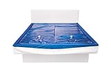 Aqua Sense 2X Wasserkern inkl. Liner/Schutzfolie + 2X cond. - ersatzset für Wasserbett/Wasserbettmatratze Größe - 200 x 220 cm Dual - Softside: Innen keilförmig 20-23 cm - Beruhigung 80%