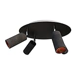 Tivendis Betoniq XXL Deckenleuchte Donoma - 4-flammige Betonoptik Lampe mit 4 verstellbaren Gelenkarmen - Moderne Deckenlampe im Industrie-Design