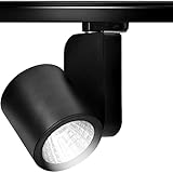 ORANGE LED 3-Phasen Schienen Deckenstrahler - OR-801 LED Spot schwarz - 30W - 30° - hochwertiger LED Strahler für Stromschienen - Schienensystem Leuchte - Stromschienenstrahler (4000 Kelvin)