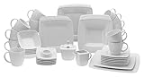 Creatable, 11384, Serie Victoria weiss, Geschirrset Kombiservice 50 teilig