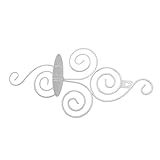 Kerzenhalter, an der Wand Montierter Kerzenleuchter Im Europäischen Stil, Handgeschmiedete, Handgeschweißte, Schwebende Wandregale (Weiss)
