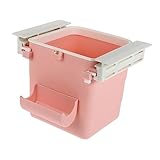 Cabilock Schubladen-Mülleimer Unter Der Spüle Mülleimer Badezimmer Kleine Mülleimer Schreibtisch-Mülleimer Kunststoff-Aufbewahrungsschublade Schreibtisch-Aufbewahrungsschubladen