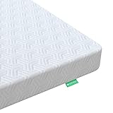 UTTU Premium Topper 90x200cm, Orthopädische Viskoelastische Matratzenauflage, 2-Lagig Belüfteten Design wie eine Matratze, 4CM RG50 Dynamic Schaum + 2CM Red Respira Schaum [90x200x6cm]