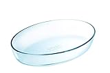 Dajar Pyrex Glasbräter oval, Glas, Transparent, 30 x 21 x 6,2 cm