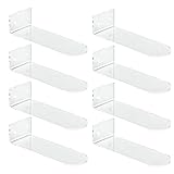 IEEK Schwimmendes Schuhregal, 8 Stück, schwebende Acryl-Schuhregal für die Wand, Sneaker-Display-Regale, platzsparender Schuh-Organizer-Halter für Sneaker-Kollektion