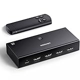 UGREEN HDMI 2.0 Switch 4K@60Hz, HDMI Splitter 3 in 1 Out HDMI Switch mit Fernbedienung Kompatibel mit PS5/4, Xbox, Apple TV, Blu-Ray, TV, Monitor