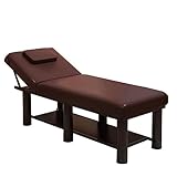 ZzZana Metallrahmen Massage-/Gesichtsliege & Tisch, Professionell Gesichtsbehandlung Salon Tätowierung Massage-Bett, Schwerlast Stationär Physiotherapie-Bett (Color : Style 4, Size : 190x80x60cm)