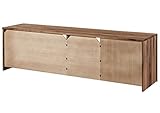 MASSIVMOEBEL24.DE MONTREUX TV-Board #130 Wild-/Zerreiche, Farbe:braun geölt, Größe:185x45x55 cm (BxTxH)