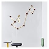 Kleiderhaken Wand Wandmontierter Mantel Rack Europäische kreative Konstellation Haken Multifunktionale Wand Hängende Türmantel Haken Wandmantel Haken Aufhänger Garderobenhaken/Kleiderhaken ( Color : S