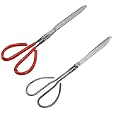 OUSIKA Greifwerkzeug, Greifwerkzeug, Kaminbesteck, 2 Stück, Krabbenzange, Hummerzange, Walnuss-Clip, Lebensmittelzange, Multifunktions-Clip, Kaminbesteck, Kaminbesteck, Kaminbesteck Legierungszange
