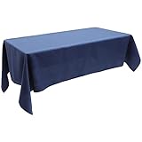 Kichvoe Königsblaue Tischdecken Im Nordischen Stil Rechteckige Tischdecken Party-Tischdecken Für Partys Picknick Geburtstag Hochzeit Bankett Party-Dekoration 130 X 180 cm