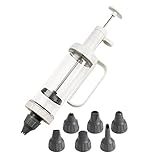 Einhand-Garnierspritze mit 6 Tüllen