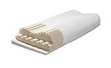 V28 AIR Talalay-Latex Nackenstützkissen V28 Air® Natur - 28 verschieden Einstellungen - Reiner Naturlatex - für Allergiker geeignet - Ideal für Schwitzer - komplett waschbar