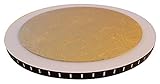 Luce Ambiente Design LED Deckenleuchte Moon,moderne Wandlampe in der Farbe Gold,dimmbare Deckenlampe,Wandleuchteuchte,18Watt,3500 Kelvin,