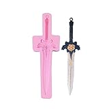 Generic Kuchenformen, Süßigkeitenformen, Gebäck, Dekorationswerkzeuge, Schwertförmige Dessertformen, Silikon-Schokoladenform zum Backen in der Küche