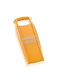 Börner Roko PowerLine Gemüseschneider • Streifenschneider für Obst & Gemüse • Julienne Schneider für feine Streifen • Gemüsehobel fein • Küchenhobel (Orange)