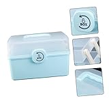 Lurrose Box Medikamentenbox Aufbewahrungsbox Erste-Hilfe-Set Für Das Büro Erste-Hilfe-Set Für Das Auto Outdoor-Behälterbox Haushaltsset Apotheke Zuhause Erste-Hilfe-Set