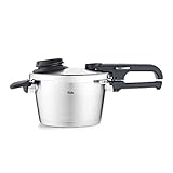 Fissler Vitavit Premium / Schnellkochtopf (2,5 L, Ø 18 cm) Edelstahl-Dampfkochtopf,4-Garstufen, inkl. Einsatz - Induktion