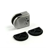 Glasklemme,Glashalter 4/8 stücke Runde Regale Träger Halterungen Klemmen Clips für 6-12mm Glas Holz Acryl Verstellbare Schraube (Size : 4pcs M)