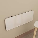 SZYW Klappbar Arbeitstisch Wand Weiß Esstisch Platzsparend Computertisch Unsichtbarer Kindermöbel Wandklapptisch Mit Halterungen 60 * 40 * 20cm