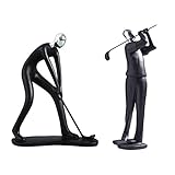 Harz-Athleten-Figur Desktop Clubs Regal Crafts Player for Geburtstagsschrank Moderne Souvenir-Kunstfigur mit Skulptur Statue Home Gift Art Bookshelf