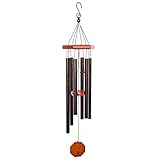 BLESSEDLAND Premium-Windspiel 34', 6 Metal Tubes Wind Chime, Klangspiel für Garten, Terrasse, Hof und Heimdekoration (Kupferader)