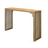 MUYUANSU Rechteckiger Konsolentisch, Eingangstische Für Wohnzimmer, Hoher Flurtisch Aus Holz Mit Akzentlänge Für Bar, Café, Buchhandlung(Size:80CM,Color:B)