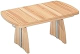58 aufm Kessel Funktionstisch Carmelia höhenverstellbar und ausziehbar 125(165, 205, 245) x 75 x 55-74 Couchtisch massiv Kernbuche 16104