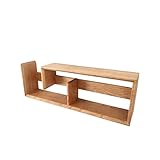 ENtele Bücherschrank Wandschütze aus Bücherregal Holz dekorative Wandschrank Mehrzweckbuchregale for Wohnzimmer, Büro und Schlafzimmer Büroregal (Color : A)