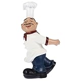 Ciieeo 1 Stück Chef-Weinregal Dekoration Für Zuhause Weinhalter Bar-Dekoration Kunstharz Kunsthandwerk Dekorative Heimbar-Dekoration Weinflaschenregal Desktop-Dekoration