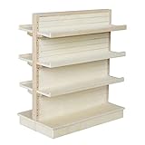 GOOLI 5 Pcs Puppenhausregal für Kinder,4-Schicht-Holz-Miniatur-Vitrinenschrank Bücherregal | für Kinderzimmer Spielzimmer Kindergarten Kindergarten