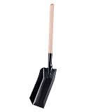 Garronda Kohleschaufel Metallschaufel Kehrschaufel Kohlenschaufel für Kamin Größe: 52 x 11 cm GD-0008 (Schwarz)