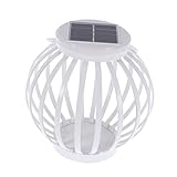 GRFIT Gartenleuchten für den Außenbereich, LED-Nachtlichtbirnen, Laterne für den Außenbereich, Solar-Deckleuchten, Solar-Landschaftsstrahler, Gartenleuchten, solarbetriebene Rasenlampe, Solarlich