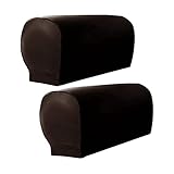 Hopbucan ArmlehnenbezüGe, 2 StüCke Armlehnenbezug, Ultradicker und Weicher PU Leder Armbezug für Liegen, Sofas, StüHle B