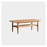 FIONEL Beistelltisch Nordic Couchtisch Doppelschicht Couchtisch Home Einfaches kleines Wohnzimmer Japanischer Couchtisch im japanischen Stil Kaffeetisch Kleiner Sofatisch