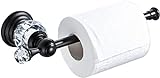 QuTbag Toilettenpapierhalter Kristall-Toilettenpapierhalter, Goldener Toilettenpapierhalter, modernes Badezimmer-Zubehör Papierrollenhalter (Color : Chrome)